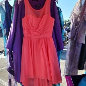 Alfredo Angelo Coral Bridesmaid Dress, Size 4